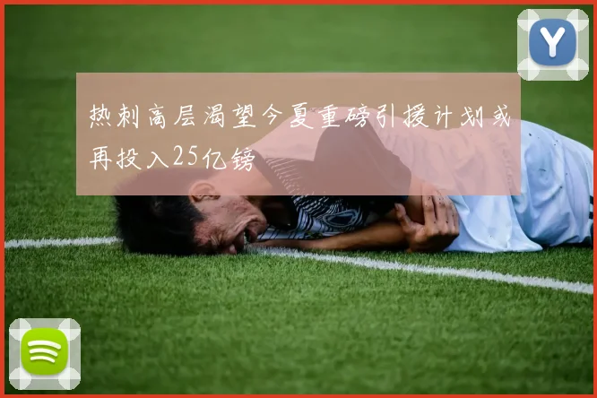 热刺高层渴望今夏重磅引援计划或再投入25亿镑